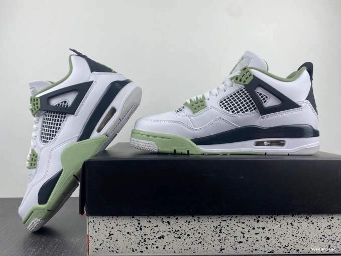 HYPE Jordan Seafoam AQ9129-103 Air 4 WMNS 0822